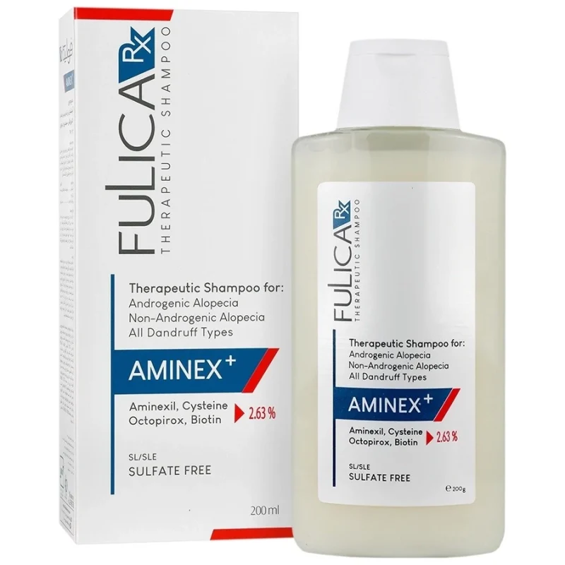 شامپو ضدریزش فولیکا مدل AMINEX+ حجم 200میل - Image 1