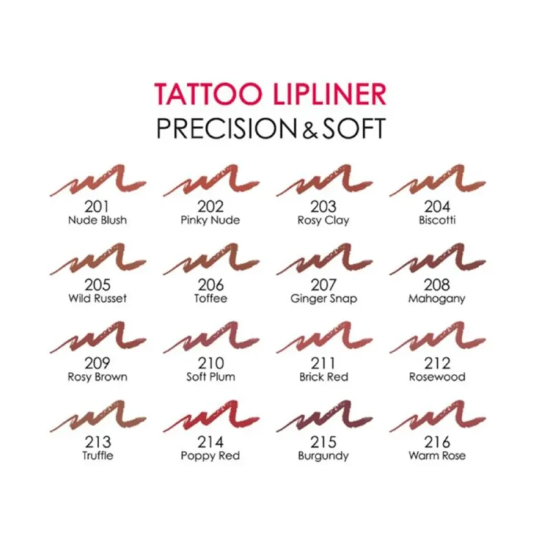 مداد لب گلدن رز Tattoo Lipliner  - Image 3