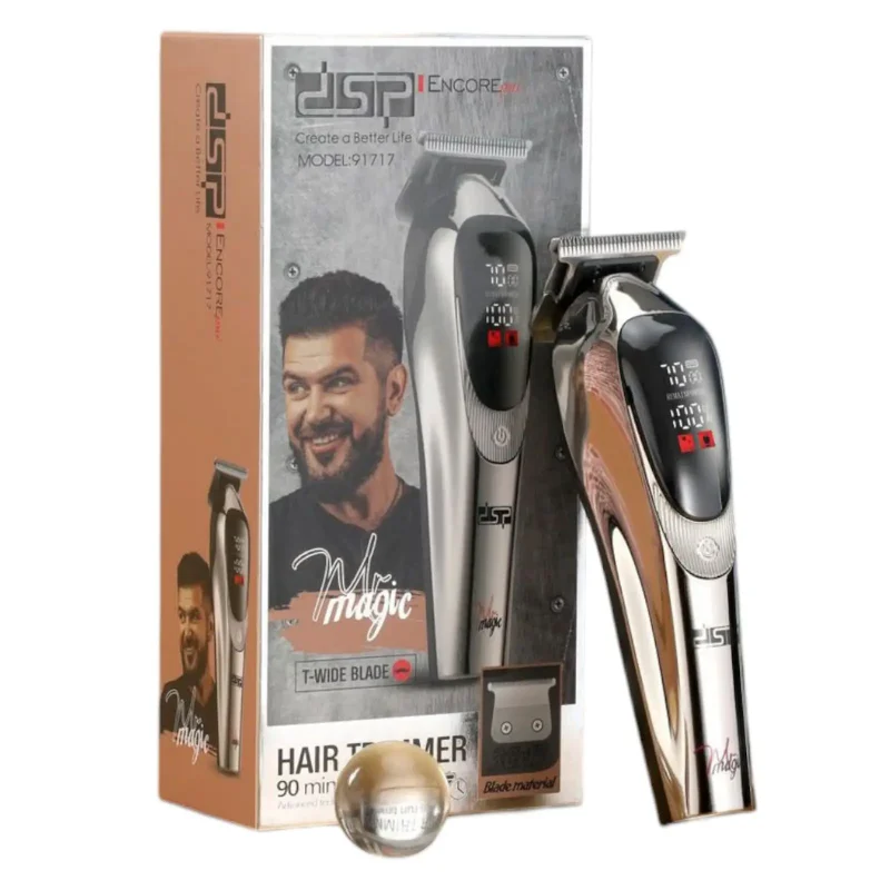 f4bc977309511c66d5155fbd4364ee3374e58b8e_1754295150 copy ماشین اصلاح شارژی سر و صورت شارژی دیاسپی DSP مدل 91717 - Image 1