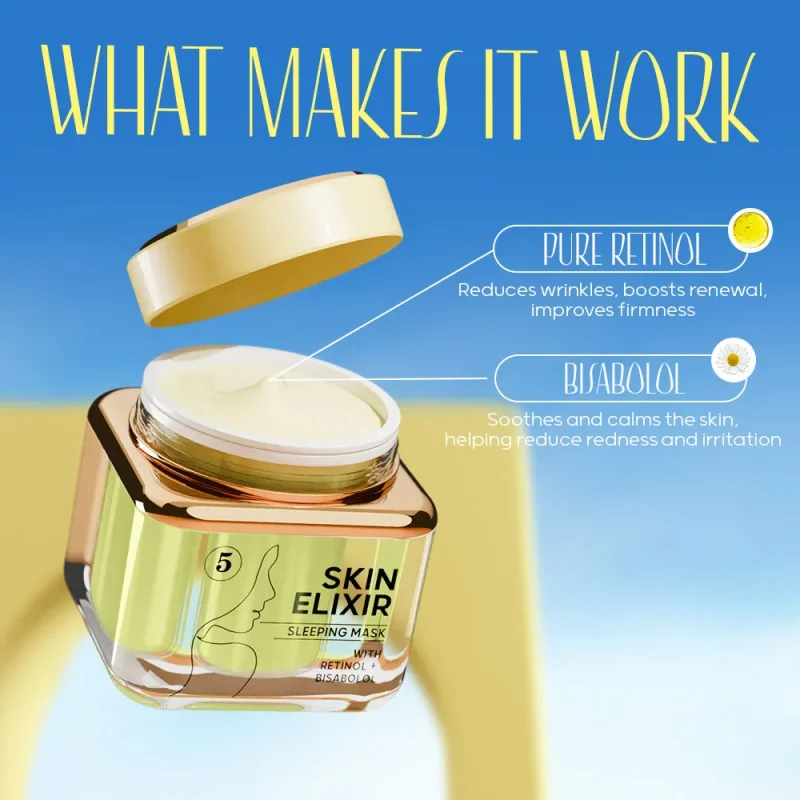 ماسک خواب رتینول کاراکتر CSK501 حجم ۳۰ گرم - Image 4