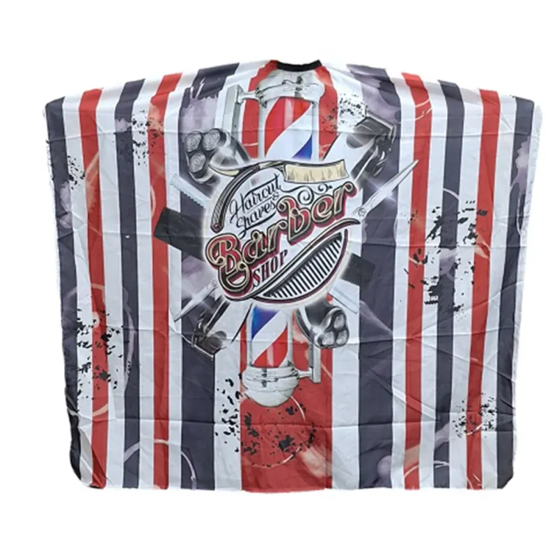 باربر شاپ روپوش اصلاح تمام چاپ طرح باربر