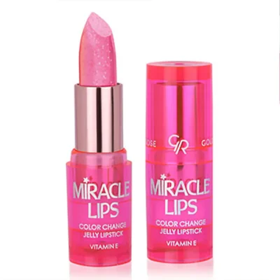 رژ لب حرارتی گلدن رز مدل Miracle Lips