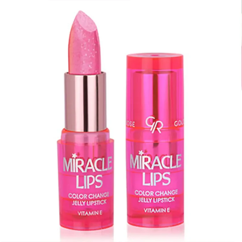 بری پینک رژ لب حرارتی گلدن رز مدل Miracle Lips