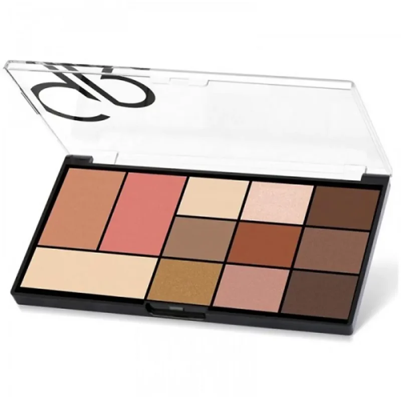 ۰۱ - پالت سایه چشم و صورت گلدن رز City Style شماره ۰۱