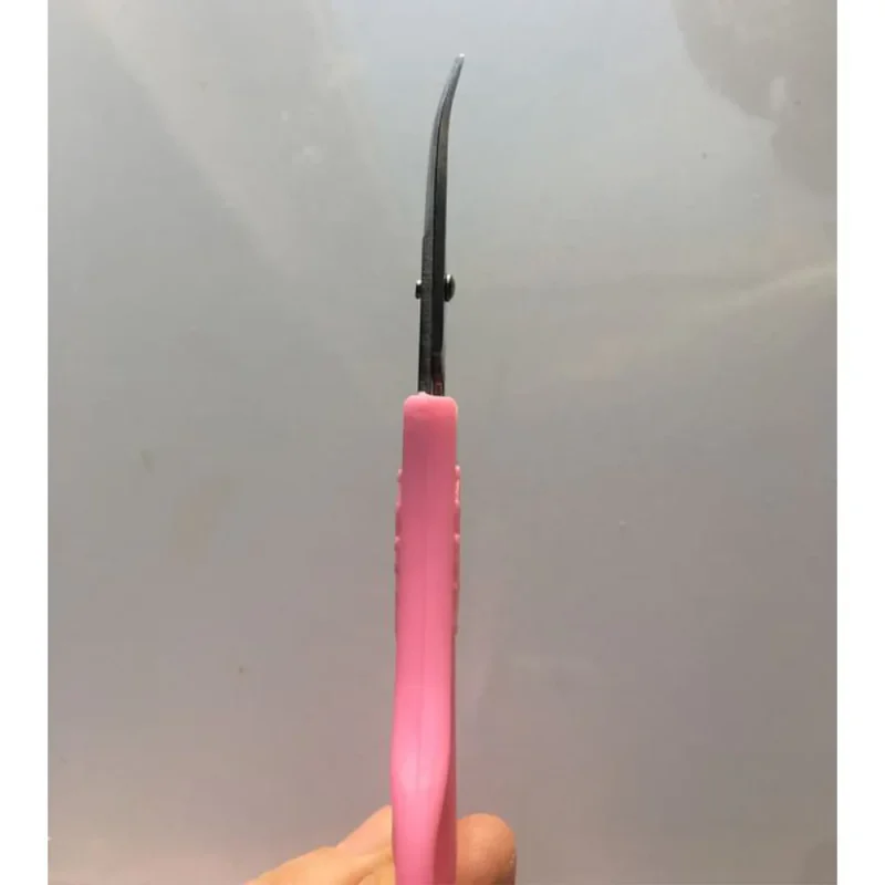 قیچی ابرو ژانومه دسته صورتی - Image 3