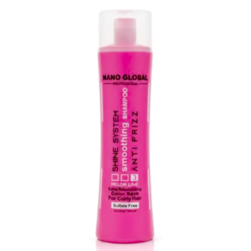 ۱ شامپو نانو گلوبال مدل Anti Frizz حجم ۱۰۰۰ میل