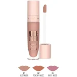 رژ لب مایع مات گلدن رز مدل Nude Look  - Image 3