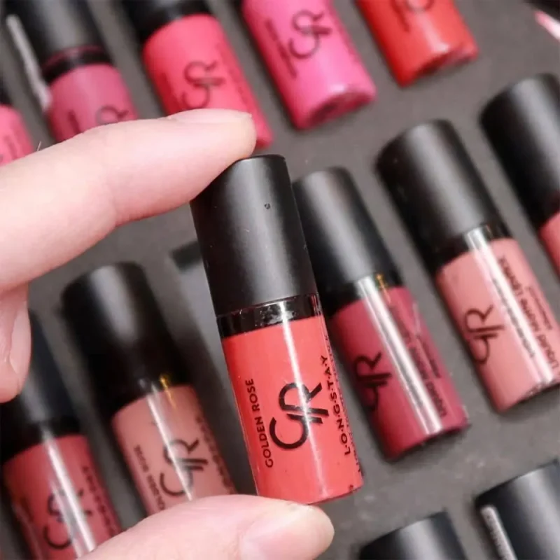 رژ لب مینی گلدن رز مدل Long Stay - Image 2