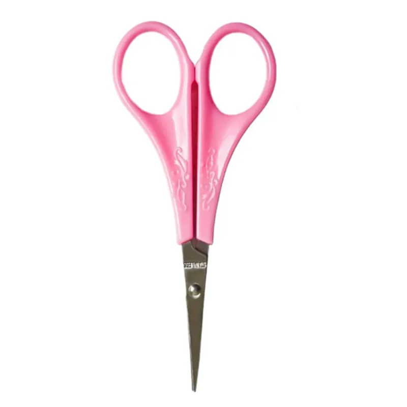 قیچی ابرو ژانومه دسته صورتی