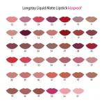 رژ لب مایع مات گلدن رز مدل Long Stay  - Image 3