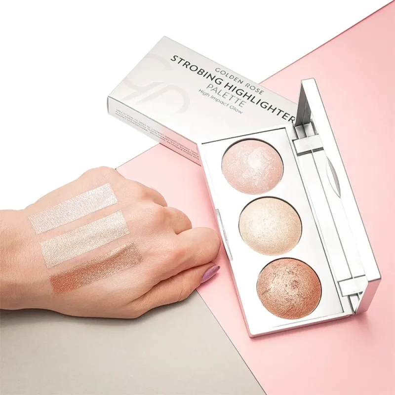 پالت هایلایتر گلدن رز مدل Strobing - Image 5