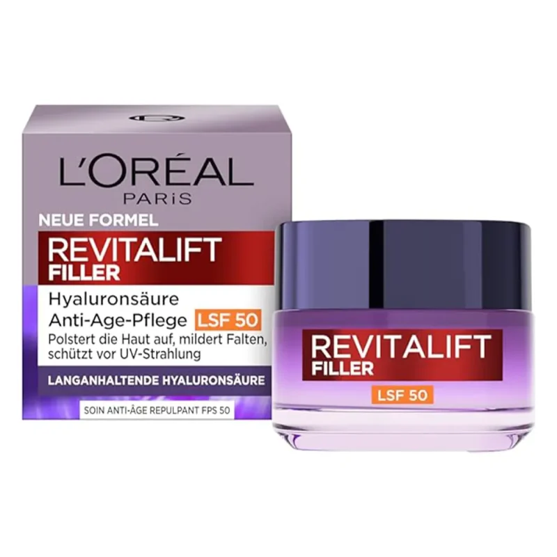 کرم روز ضد چروک و آبرسان لورآل SPF50 حجم ۵۰ میل - Image 2