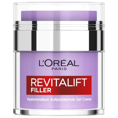 ژل کرم آبرسان لورآل Revitalift Filler حجم ۵۰ میل
